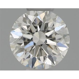 0.30 Carat Round G VS2 EX VG IGI Natural Diamond