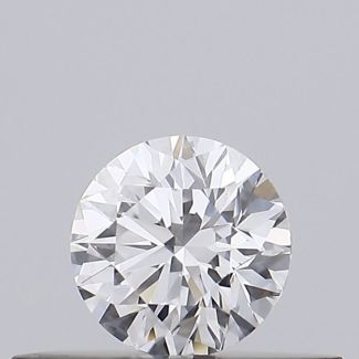 0.23 Carat Round D VS2 EX GIA Natural Diamond