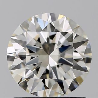 1.00 Carat Round J VVS1 EX VG GIA Natural Diamond