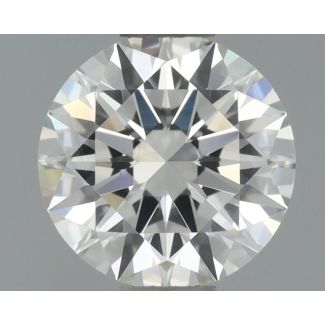 0.6 Carat Round H VS1 EX GIA Natural Diamond