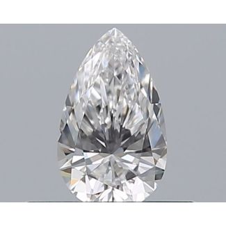 0.31 Carat Pear D VVS1 - EX VG GIA Natural Diamond