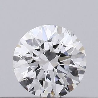 0.18 Carat Round E SI1 EX GIA Natural Diamond