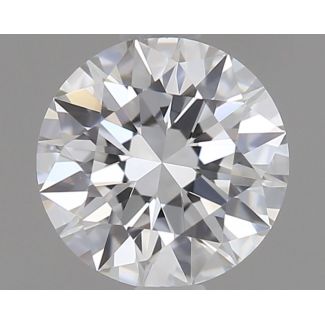 0.35 Carat Round E IF EX GIA Natural Diamond