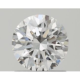 1.0 Carat Round D VVS2 EX GIA Natural Diamond