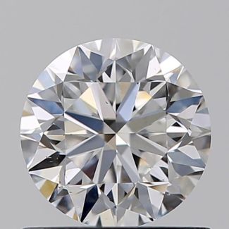 0.70 Carat Round D VS2 VG EX GIA Natural Diamond