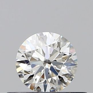 0.35 Carat Round H VVS1 EX GIA Natural Diamond