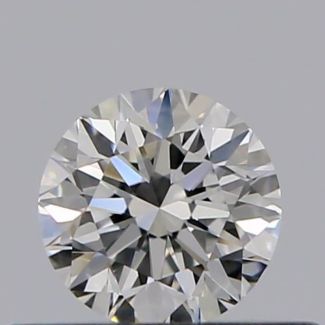 0.30 Carat Round F VVS2 GD VG GIA Natural Diamond