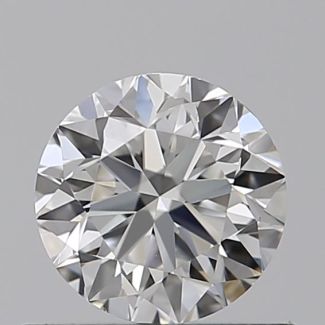 0.50 Carat Round H VS1 VG EX GIA Natural Diamond