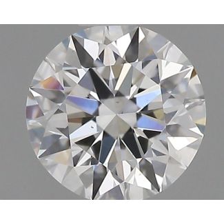 0.6 Carat Round F VS2 EX GIA Natural Diamond