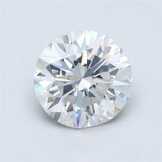 0.9 Carat Round F SI2 VG EX GD GIA Natural Diamond