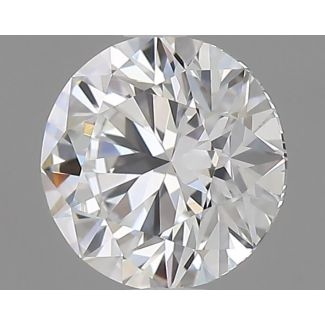 0.41 Carat Round E VVS1 EX GIA Natural Diamond