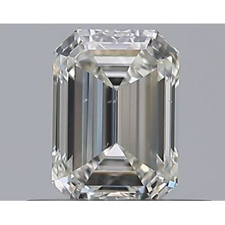 0.5 Carat Emerald H VS2 - EX GD GIA Natural Diamond