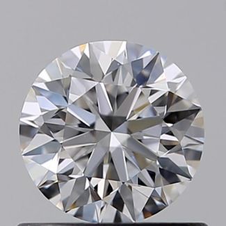 0.63 Carat Round D VVS1 EX GIA Natural Diamond