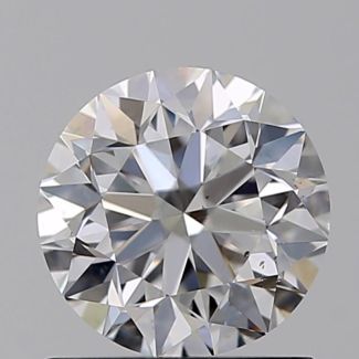 0.81 Carat Round D SI1 VG EX GIA Natural Diamond