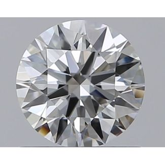 0.81 Carat Round F VVS1 EX GIA Natural Diamond