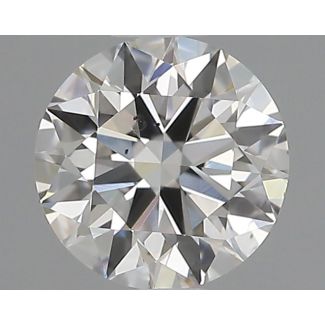 0.5 Carat Round H VS2 EX GIA Natural Diamond