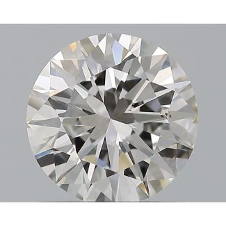 0.9 Carat Round H VS2 EX GIA Natural Diamond