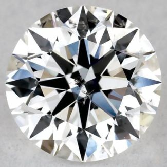 0.55 Carat Round F SI2 EX GIA Natural Diamond