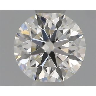 0.32 Carat Round H VS1 EX IGI Natural Diamond