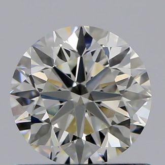 0.70 Carat Round K VS1 VG EX GIA Natural Diamond