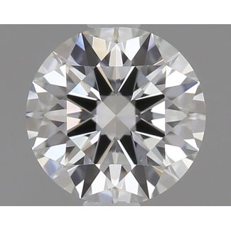 0.57 Carat Round G VVS1 EX GIA Natural Diamond