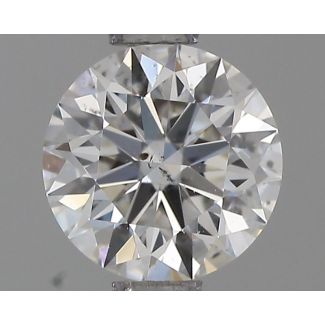 0.7 Carat Round G SI1 EX GIA Natural Diamond