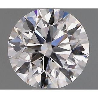 0.55 Carat Round F VS2 EX GIA Natural Diamond