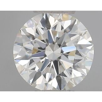 0.5 Carat Round H VS2 EX IGI Natural Diamond