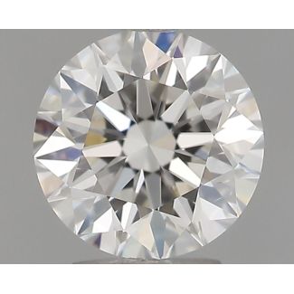 0.4 Carat Round H VS1 VG EX GIA Natural Diamond