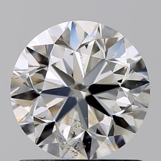 1.00 Carat Round I SI1 VG EX GIA Natural Diamond