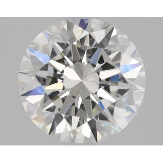 0.8 Carat Round H VVS2 EX GIA Natural Diamond