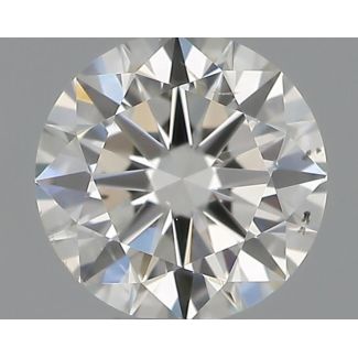 0.30 Carat Round H SI2 VG GIA Natural Diamond