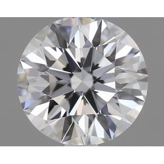 0.6 Carat Round D VVS1 EX GIA Natural Diamond