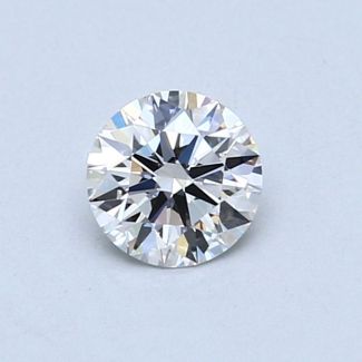 0.5 Carat Round E VVS2 EX GIA Natural Diamond