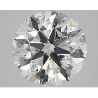 3.01 Carat Round E SI2 EX VG GIA Natural Diamond