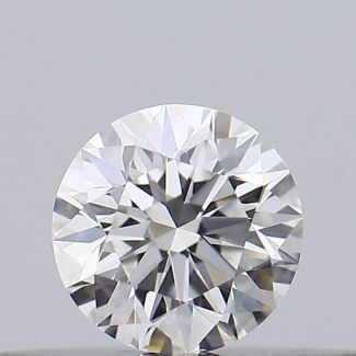 0.18 Carat Round F VS2 EX GIA Natural Diamond