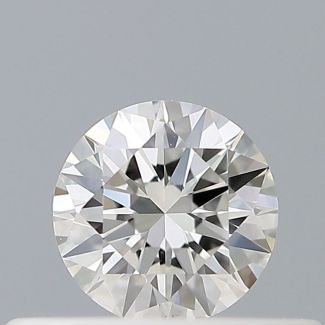 0.23 Carat Round G VVS2 EX GIA Natural Diamond