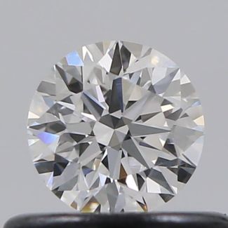 0.36 Carat Round E VVS2 EX GIA Natural Diamond