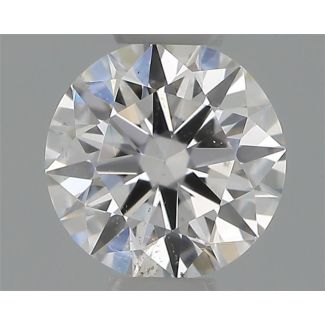 0.30 Carat Round D SI1 EX VG GIA Natural Diamond