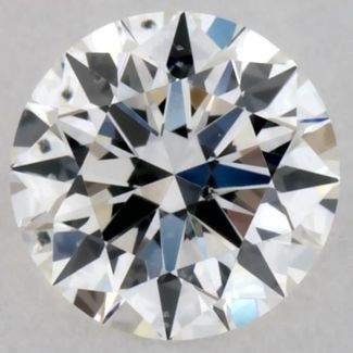 0.24 Carat Round H SI2 EX GIA Natural Diamond