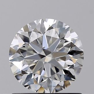 0.80 Carat Round E SI1 VG EX GIA Natural Diamond