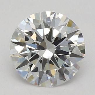 0.49 Carat Round D VVS2 EX GIA Natural Diamond