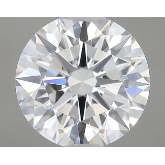 0.5 Carat Round E VVS1 EX GIA Natural Diamond