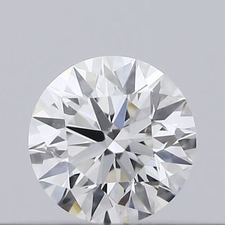 0.18 Carat Round G VS2 EX GIA Natural Diamond