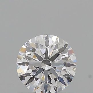 0.54 Carat Round D SI1 EX GIA Natural Diamond