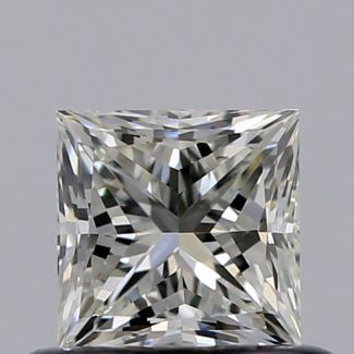 0.50 Carat Princess J SI1 - EX G GIA Natural Diamond