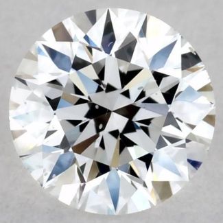 0.36 Carat Round E SI1 EX GIA Natural Diamond