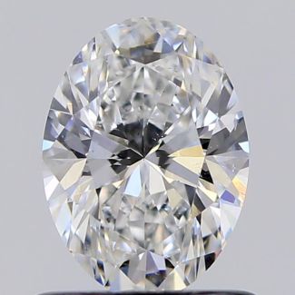 0.70 Carat Oval E SI1 - VG GIA Natural Diamond