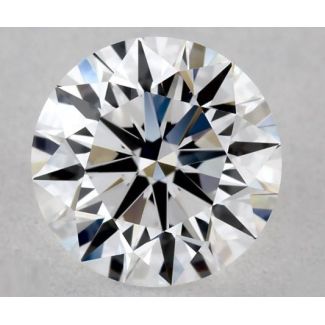 0.59 Carat Round D VVS1 EX GIA Natural Diamond