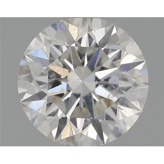 0.72 Carat Round G SI2 EX GIA Natural Diamond